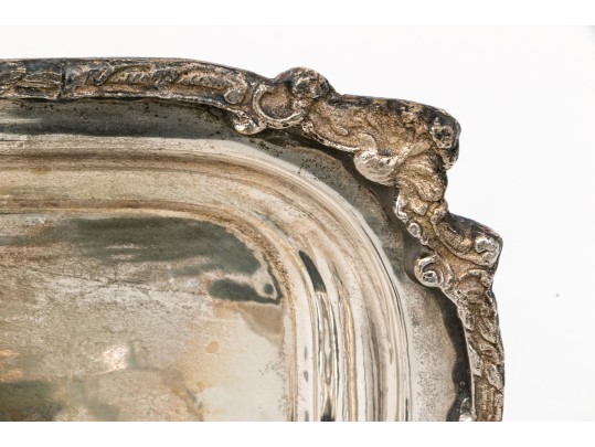 Fine Vintage Silverplate Tea And Coffee Service With Tray