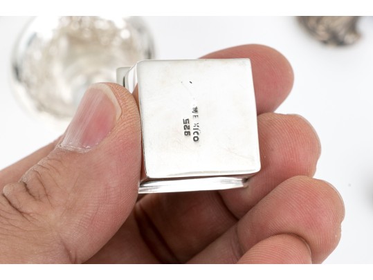 Collection Of Nine Assorted Tabletop Items, Assorted Metals (see Description)