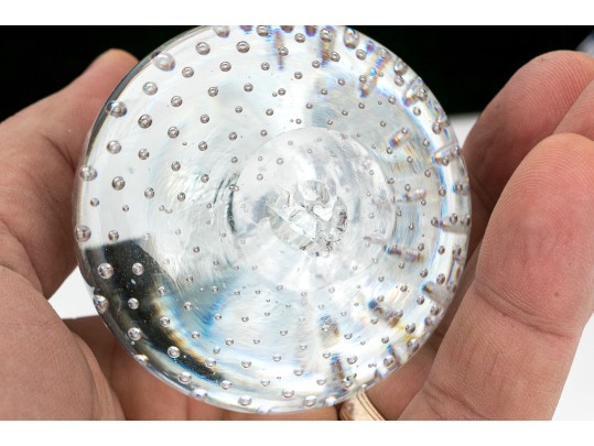 Collection Of Six Vintage Glass And Crystal Items