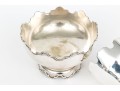 Two Fine Vintage Silverplate Monteith Bowls