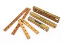 Group Of Six Vintage Drafting Implements With Levels And Rulers