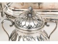 Fine Vintage Silverplate Tea And Coffee Service With Tray