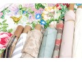 Group Of Rolls Of A Variety Of Quality Upholstery And Drapery Fabrics