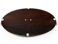 Beautiful Antique Wood And Silverplate Serving Tray, Professionaly Restored
