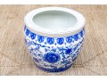 Chinese Blue And White Porcelain Jardiniere, 20th C. 