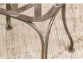 Pair Of Hand Wrought Iron Steel Side Chairs