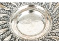 Mid-Century Egyptian .900 Silver Repousse Footed Bowl, 12.39 Ozt.