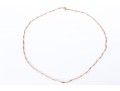 14k Yellow Gold Lightweight Twisted Spun Necklace