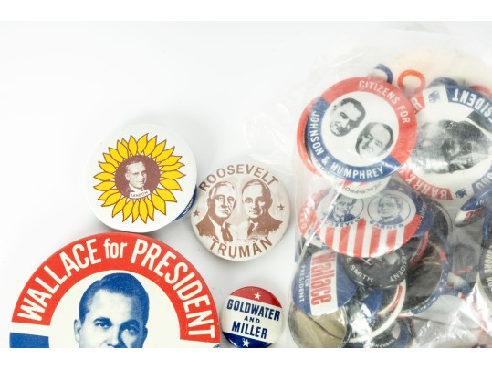VIntage Presidential & Political Pins 