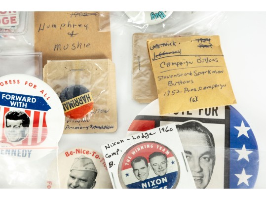 VIntage Presidential & Political Pins 