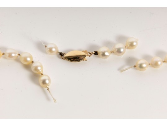 Pair Of Pearl Necklaces