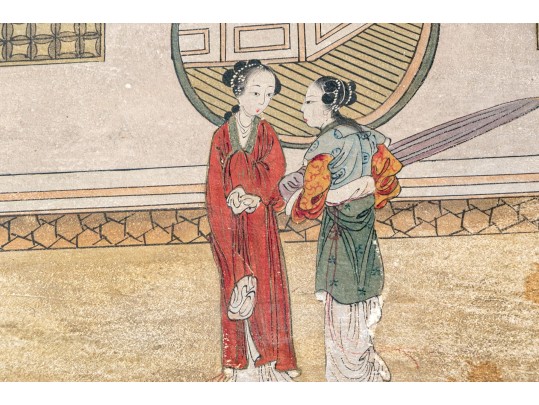 Antique Hand-Painted Chinese Chest