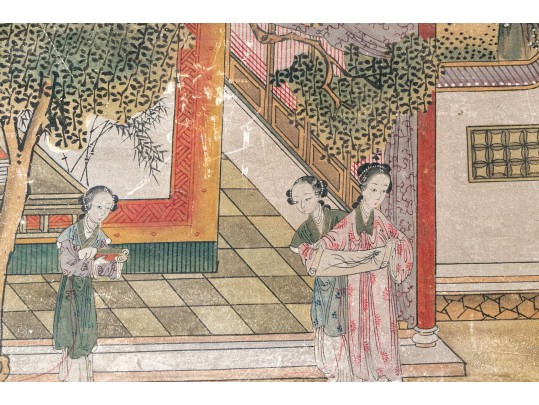 Antique Hand-Painted Chinese Chest