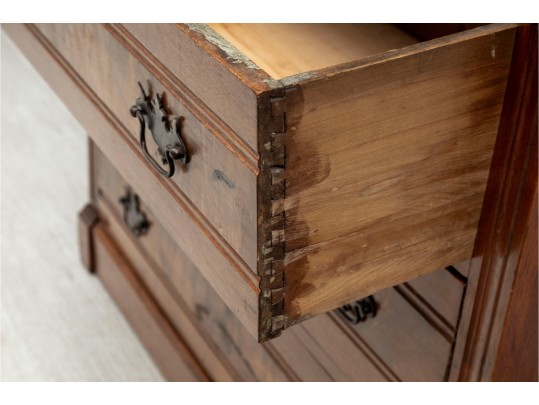Vintage Eastlake Marble Top Chest