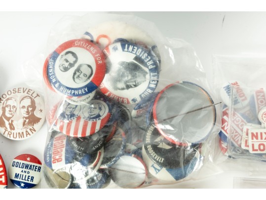 VIntage Presidential & Political Pins 