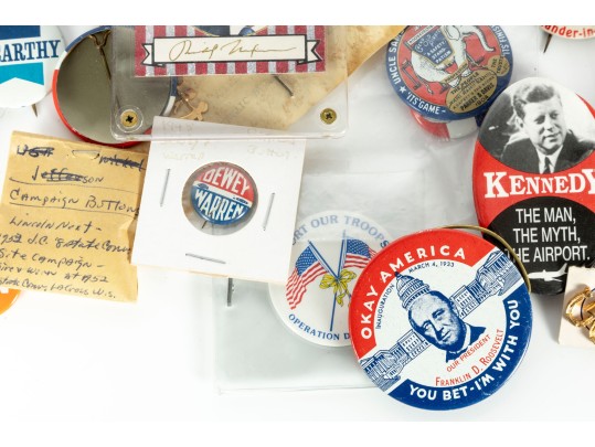 VIntage Presidential & Political Pins 