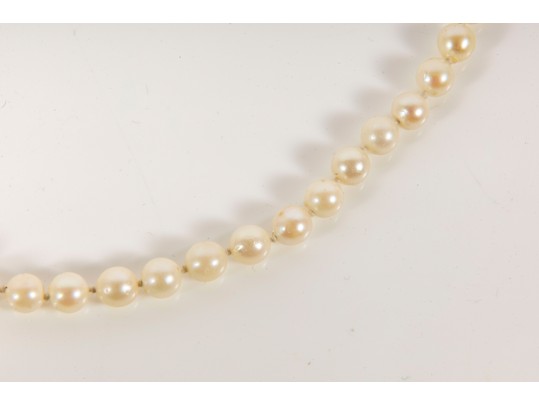 Pair Of Pearl Necklaces