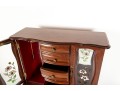 Vintage Wood Jewelry Armoire 