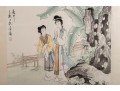Duo Of Chinese Silk Paintings Of Beautiful Women