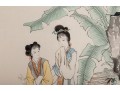 Duo Of Chinese Silk Paintings Of Beautiful Women