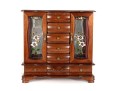 Vintage Wood Jewelry Armoire 