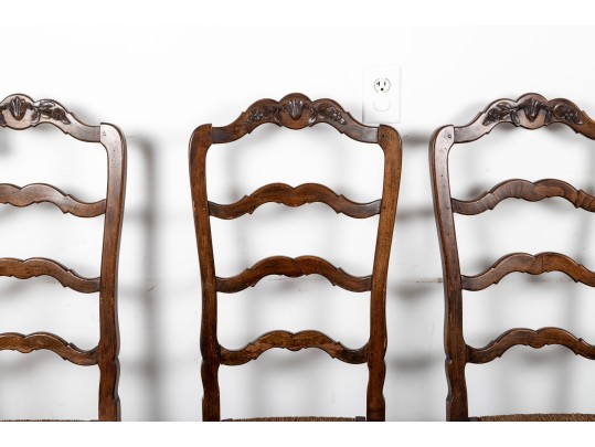 Louis XV Style Spanish Ladderback Chairs 