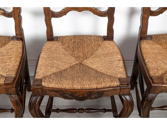 Louis XV Style Spanish Ladderback Chairs 