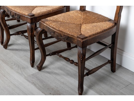 Louis XV Style Spanish Ladderback Chairs 