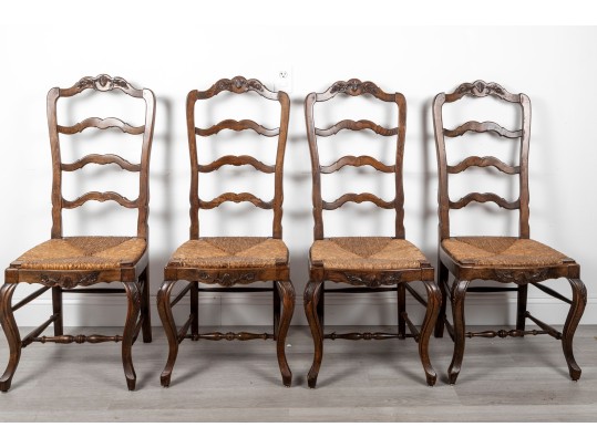 Louis XV Style Spanish Ladderback Chairs 