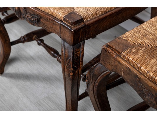 Louis XV Style Spanish Ladderback Chairs 