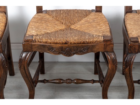 Louis XV Style Spanish Ladderback Chairs 