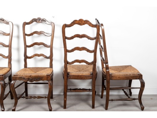 Louis XV Style Spanish Ladderback Chairs 