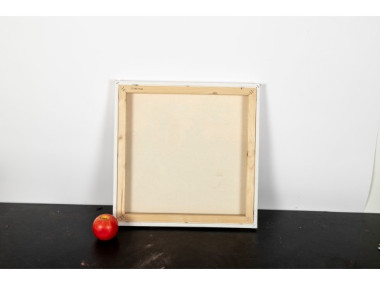 Abstract Of Womans's Face Acrylic On Canvas Painting -- Signed