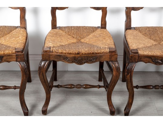 Louis XV Style Spanish Ladderback Chairs 