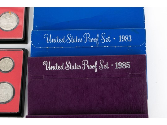 Ten Vintage Proof Sets
