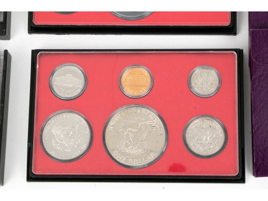 Ten Vintage Proof Sets