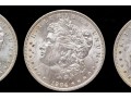 Six 1904 O Morgan Silver Dollar, BU