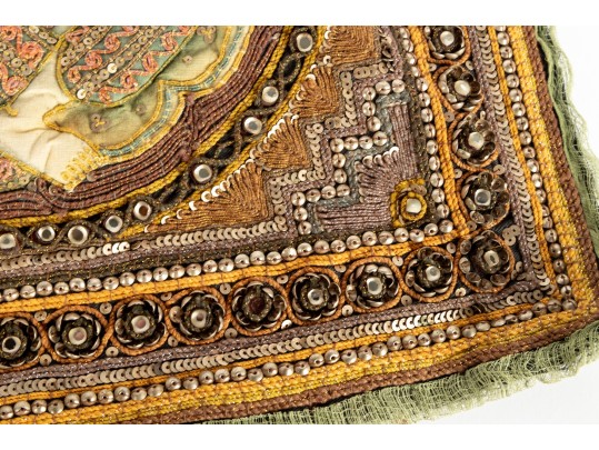 Vintage Burmese Kalaga Tapestry