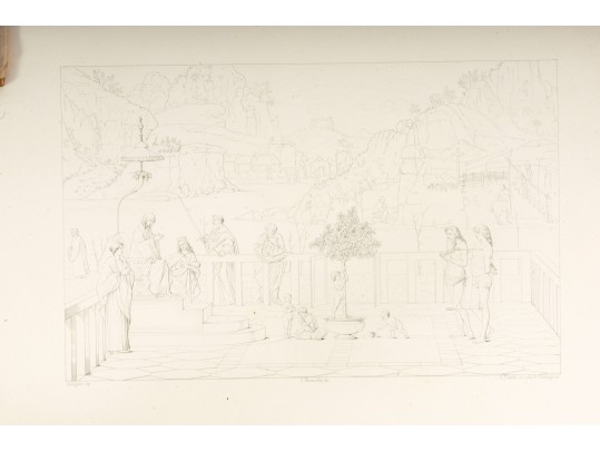 Antique German Prayer Book And Engravings