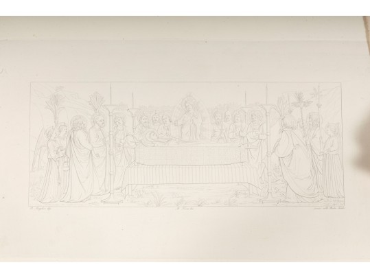 Antique German Prayer Book And Engravings