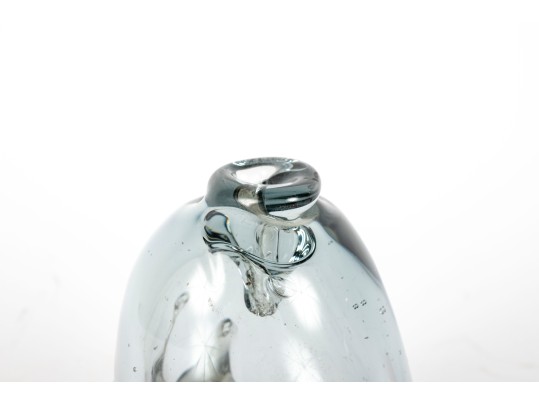 Hand-Crafted Blown Glass Vase