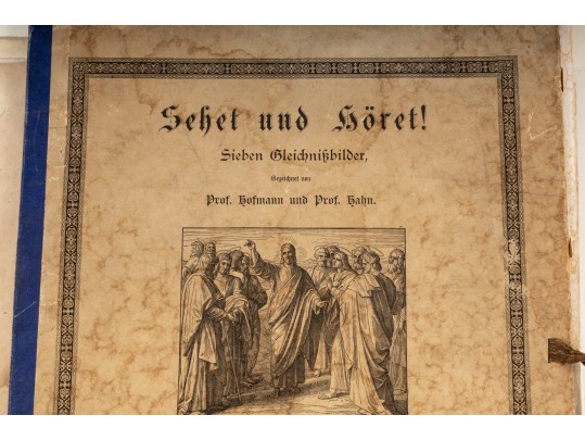 Antique German Prayer Book And Engravings