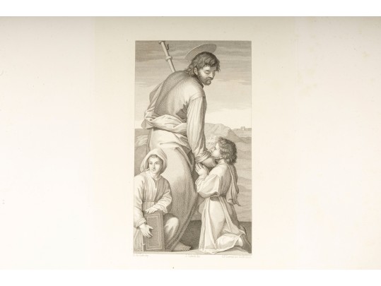 Antique German Prayer Book And Engravings