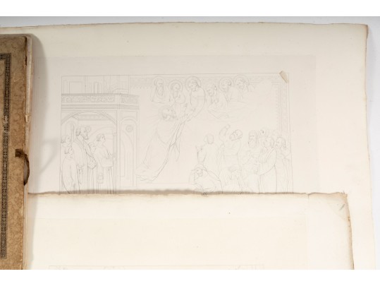 Antique German Prayer Book And Engravings