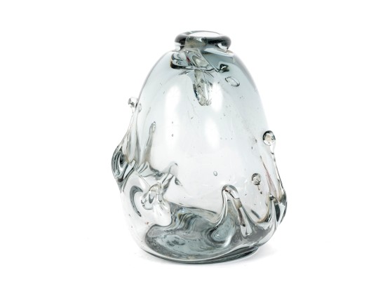 Hand-Crafted Blown Glass Vase