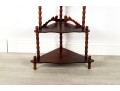 Victorian Mahogany Corner Shelf 