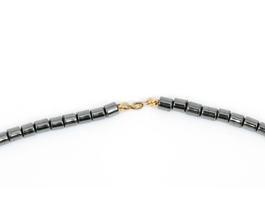 Fun Lot Of Cultured Black Freshwater Pearl Necklace And Bracelets, With A Hematite Necklace