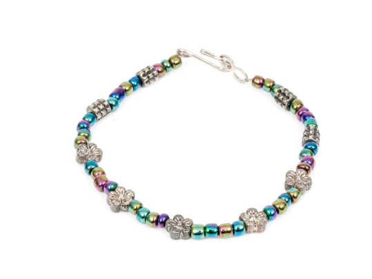 Fun Lot Of Cultured Black Freshwater Pearl Necklace And Bracelets, With A Hematite Necklace