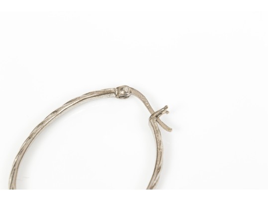 Sterling Silver Assorted Collection Of Hoop Earrings