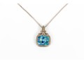 Pair Of Complementary Sterling Silver Opal Mosaic Set Earrings And Pendant, With Chain